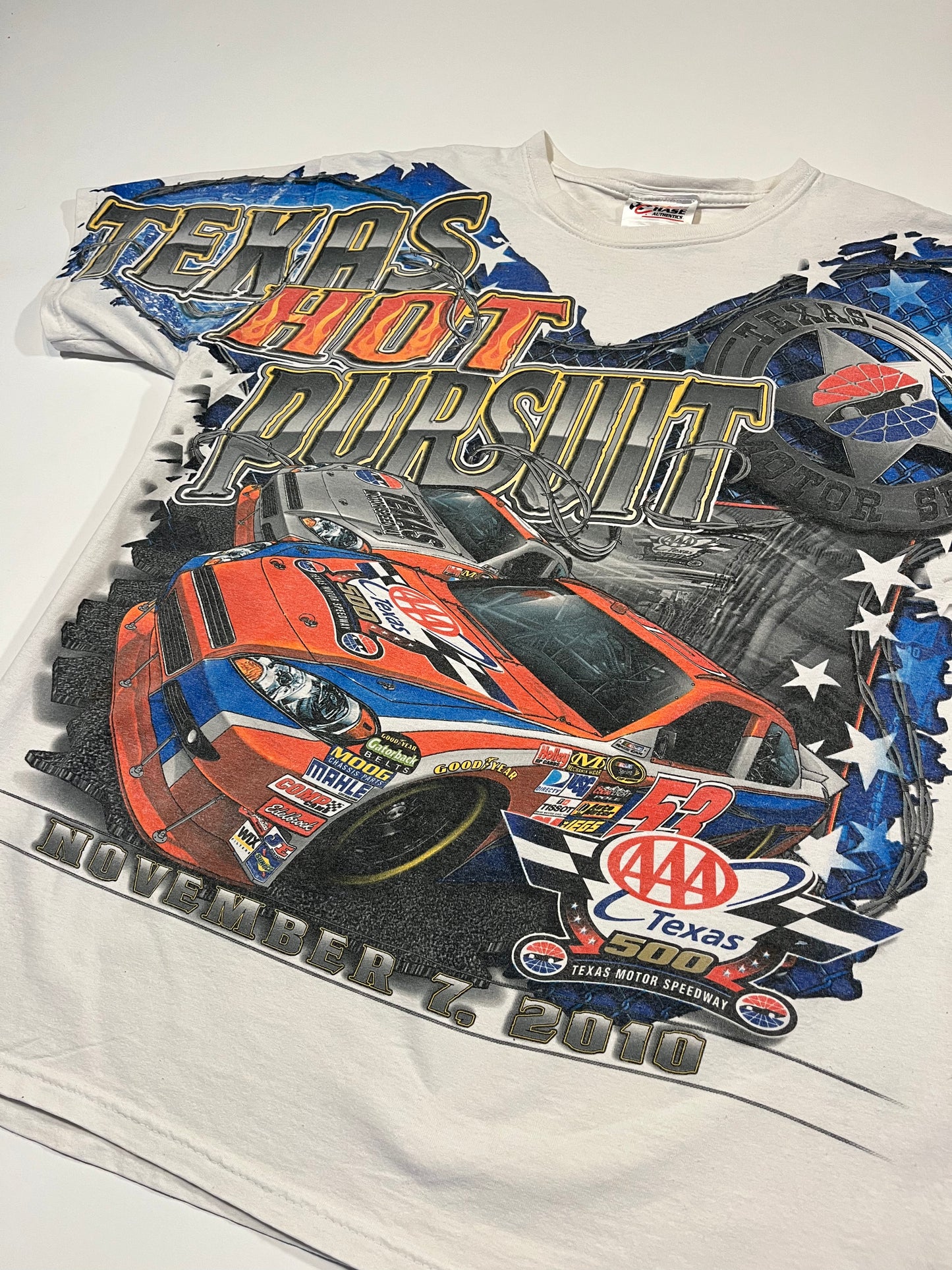 2010 Texas hot pursuit AOP Tee