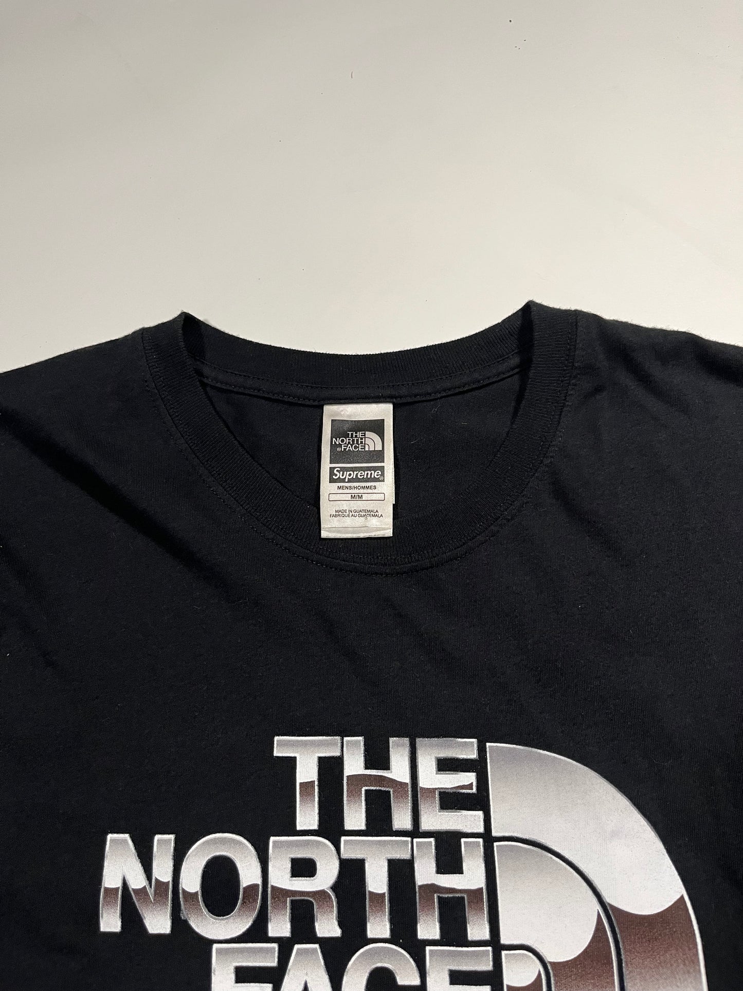 the north face x supreme tee