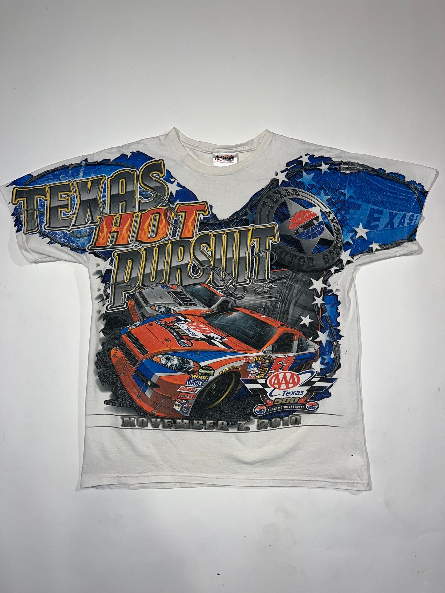 2010 Texas hot pursuit AOP Tee