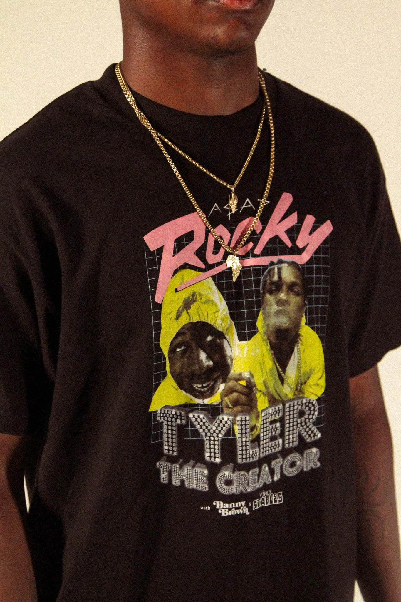Asap rocky and Tyler the creator 2015 tour tee