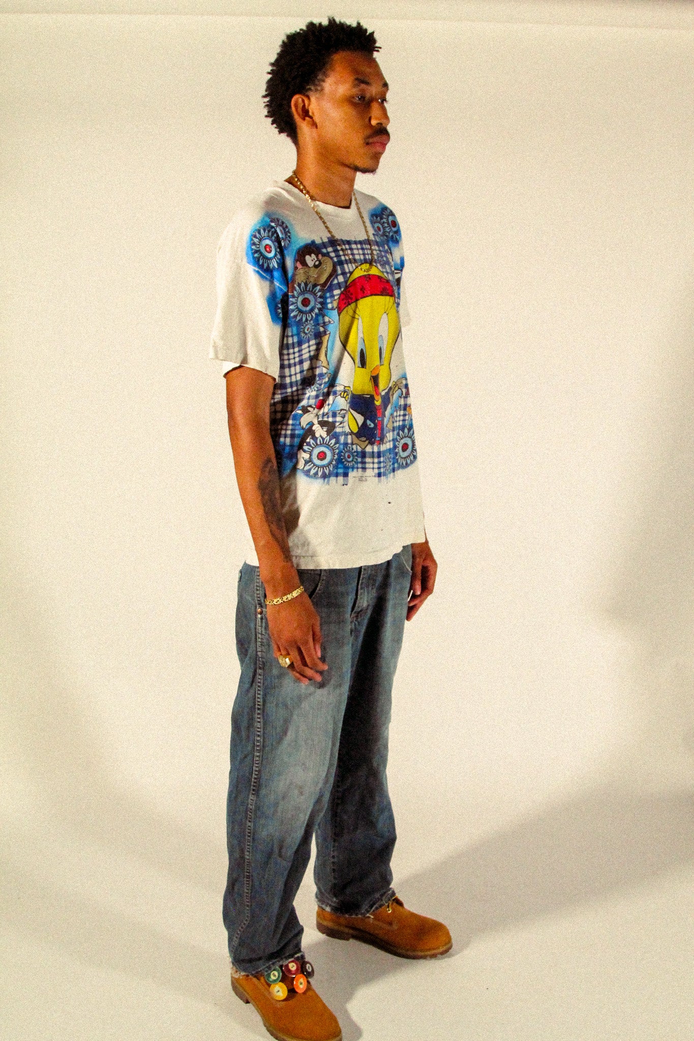 1995 vintage tweety bird AOP