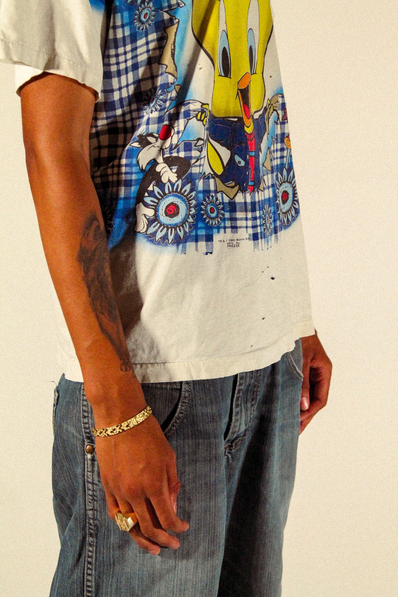 1995 vintage tweety bird AOP