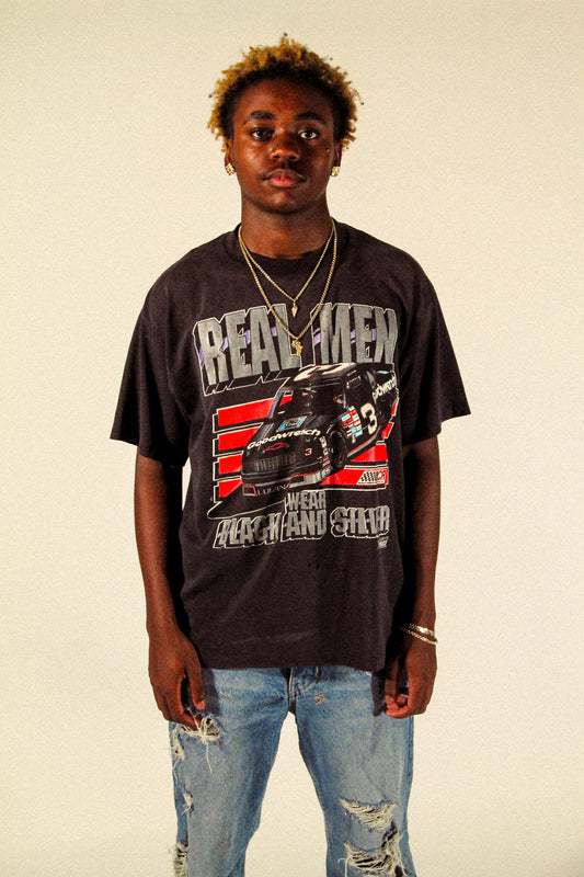 vintage 1990 dale Earnhardt real men tee