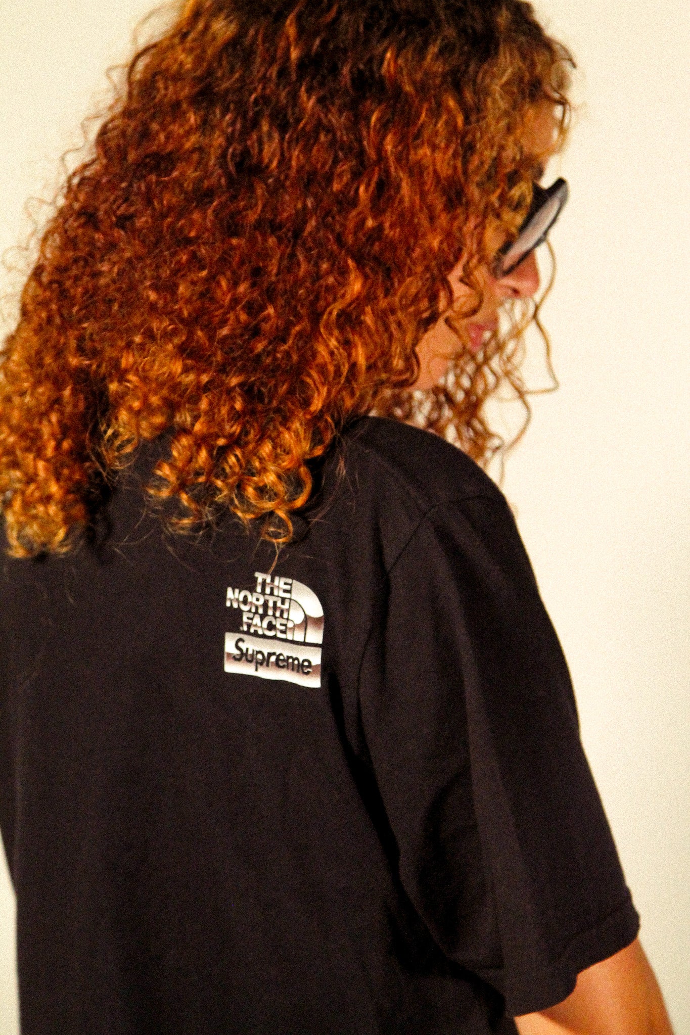 the north face x supreme tee